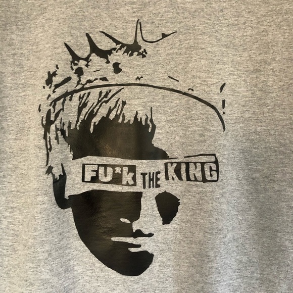 Fu*k THE KING Game of Thrones tee unisex size large - Picture 3 of 6